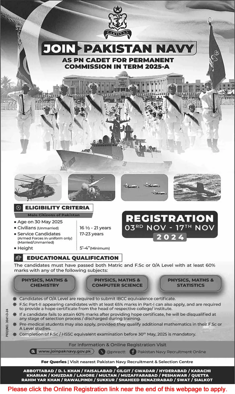 Pakistan Navy Jobs